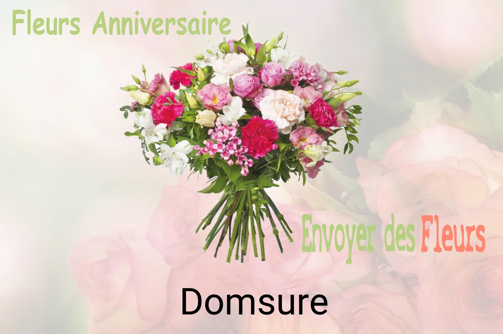 Bouquet de fleurs d’anniversaire livré à Domsure